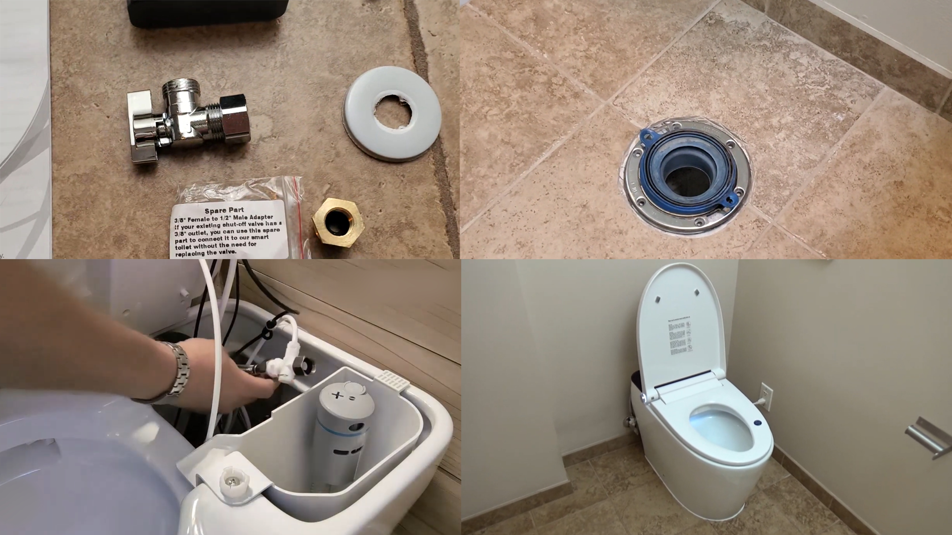 Bazyths Smart Toilet with Bidet, CSA Certified, Auto Open/Close